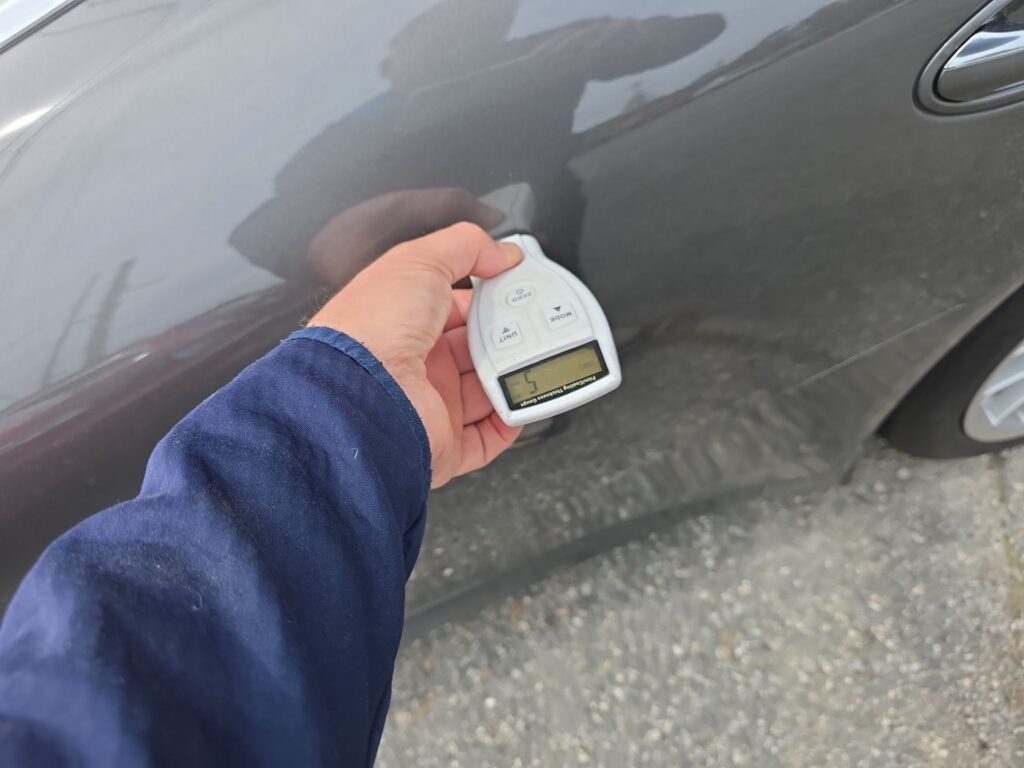 GALLERY paint thickness meter readings